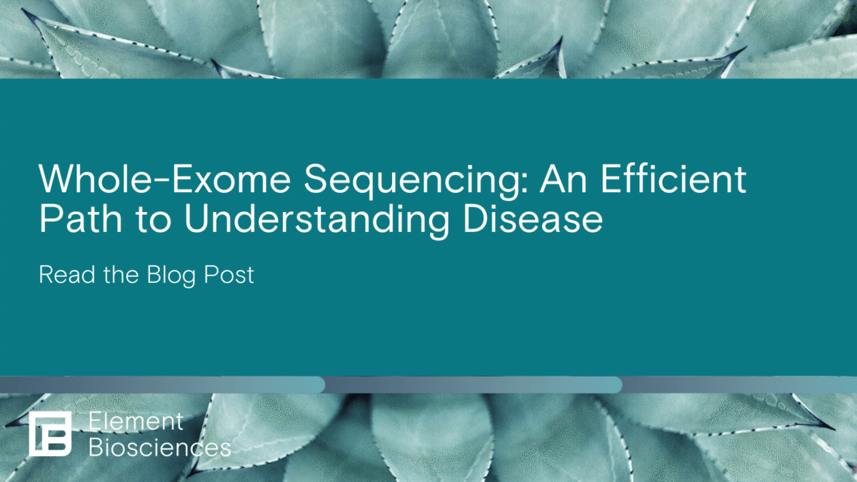 Whole Exome Sequencing Element Biosciences 5172