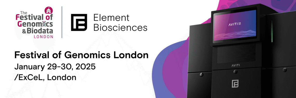 Meet Element Biosciences at the Festival of Genomics