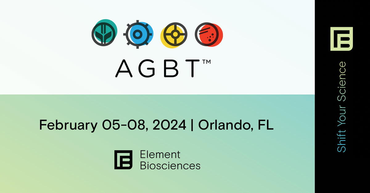 Meet Element Biosciences at AGBT 2024 Element Biosciences